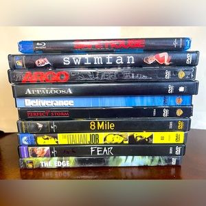 10 Movie Lot! Action & Adventure DVD’S & BLU-RAY. Date night, movie night, fun